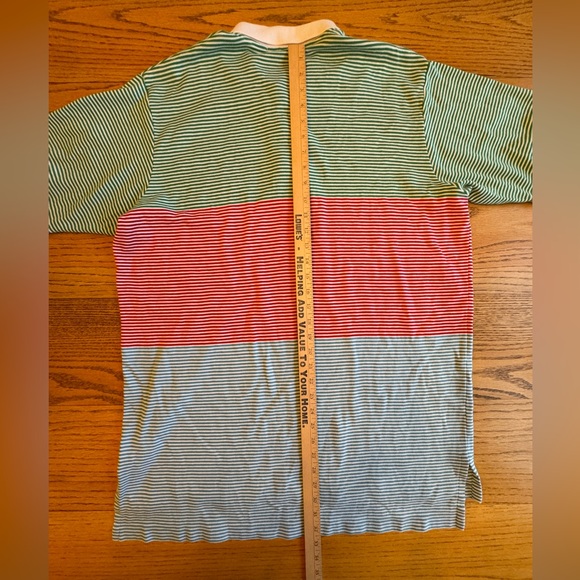 Polo Ralph Lauren Shirt Mens XL Striped Casual Cotton Heavy Knit Short Sleeve - Picture 5 of 7